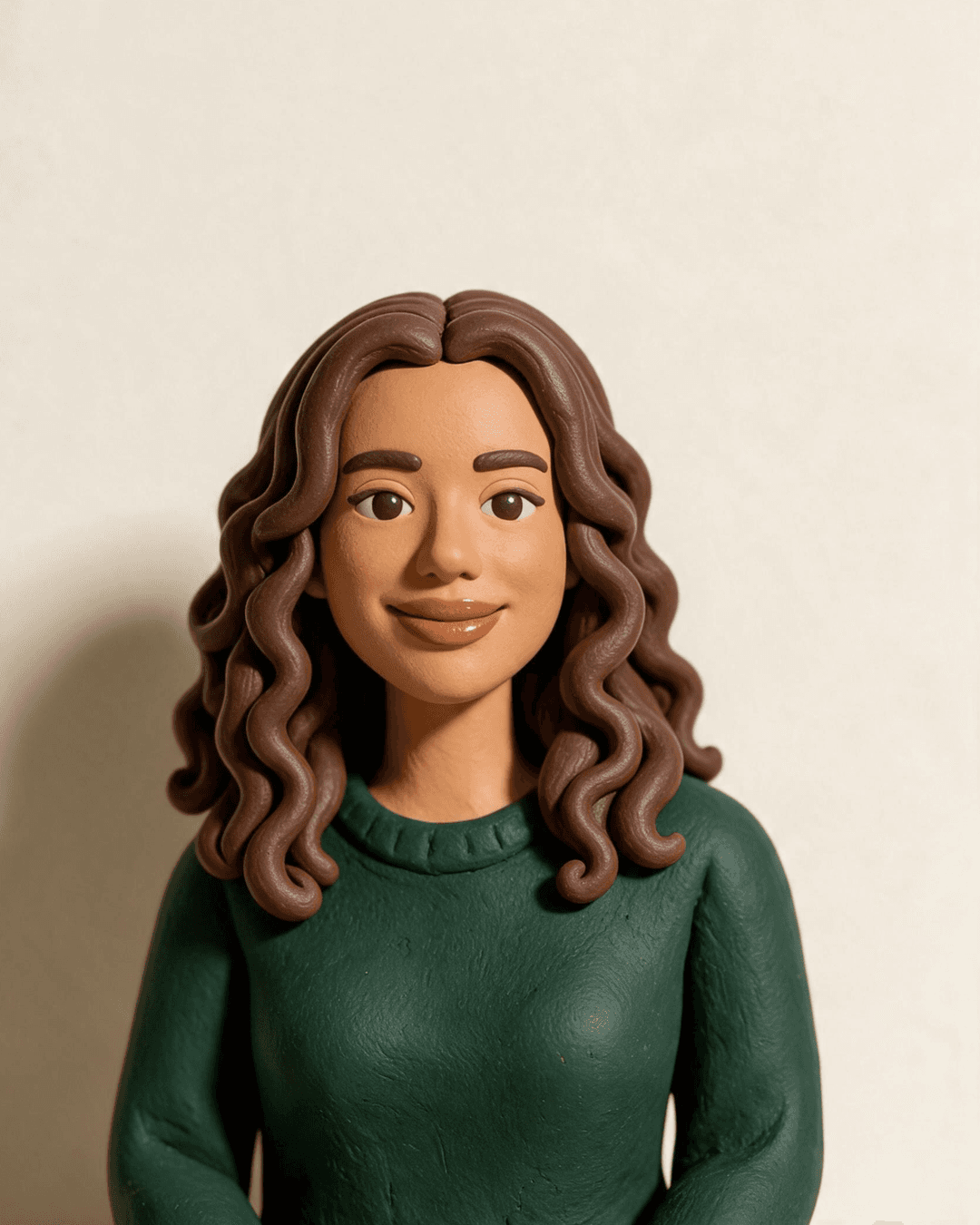Clay figurine portrait of Buse